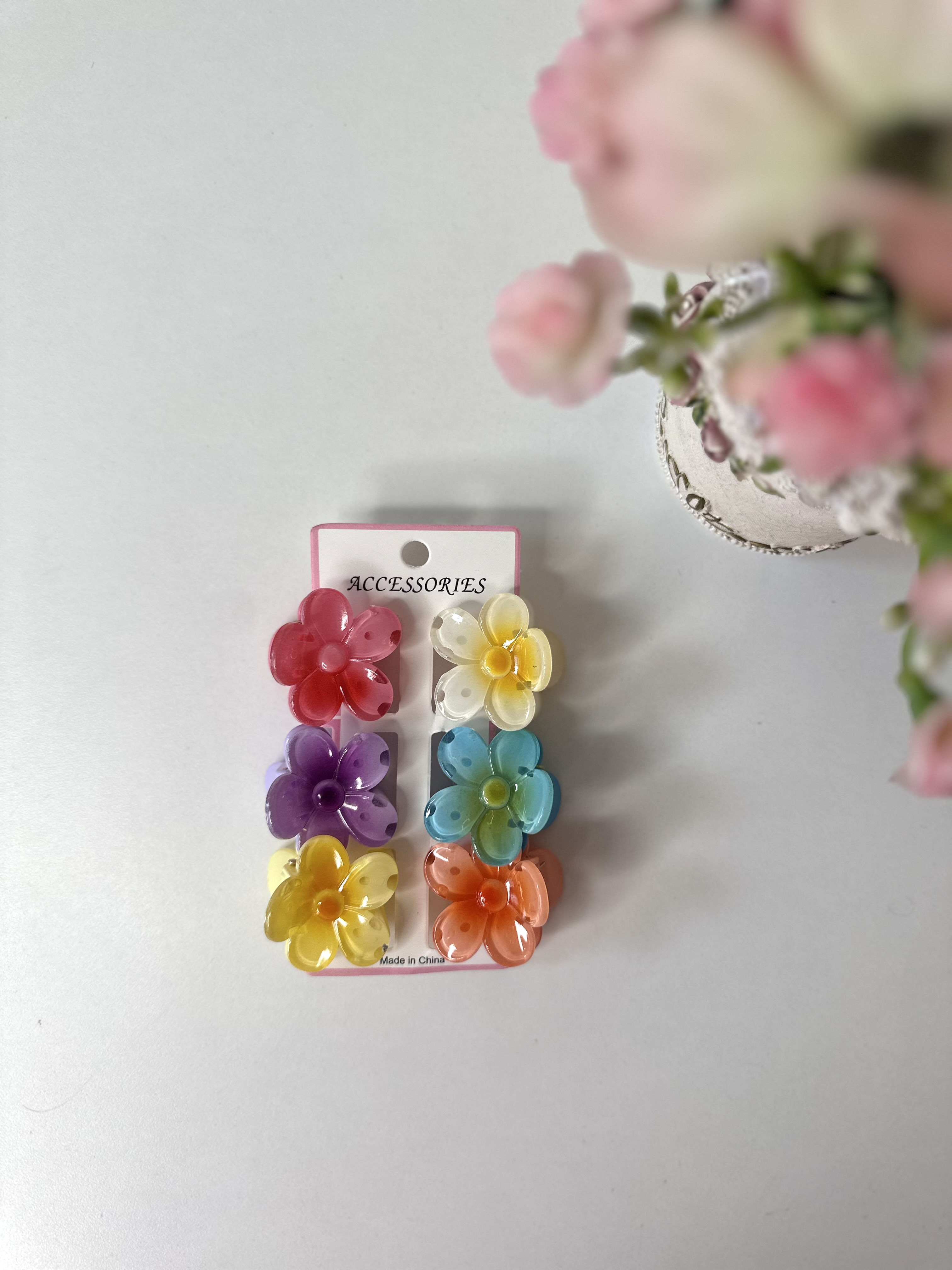 Mini Hair Clips Set6 M076