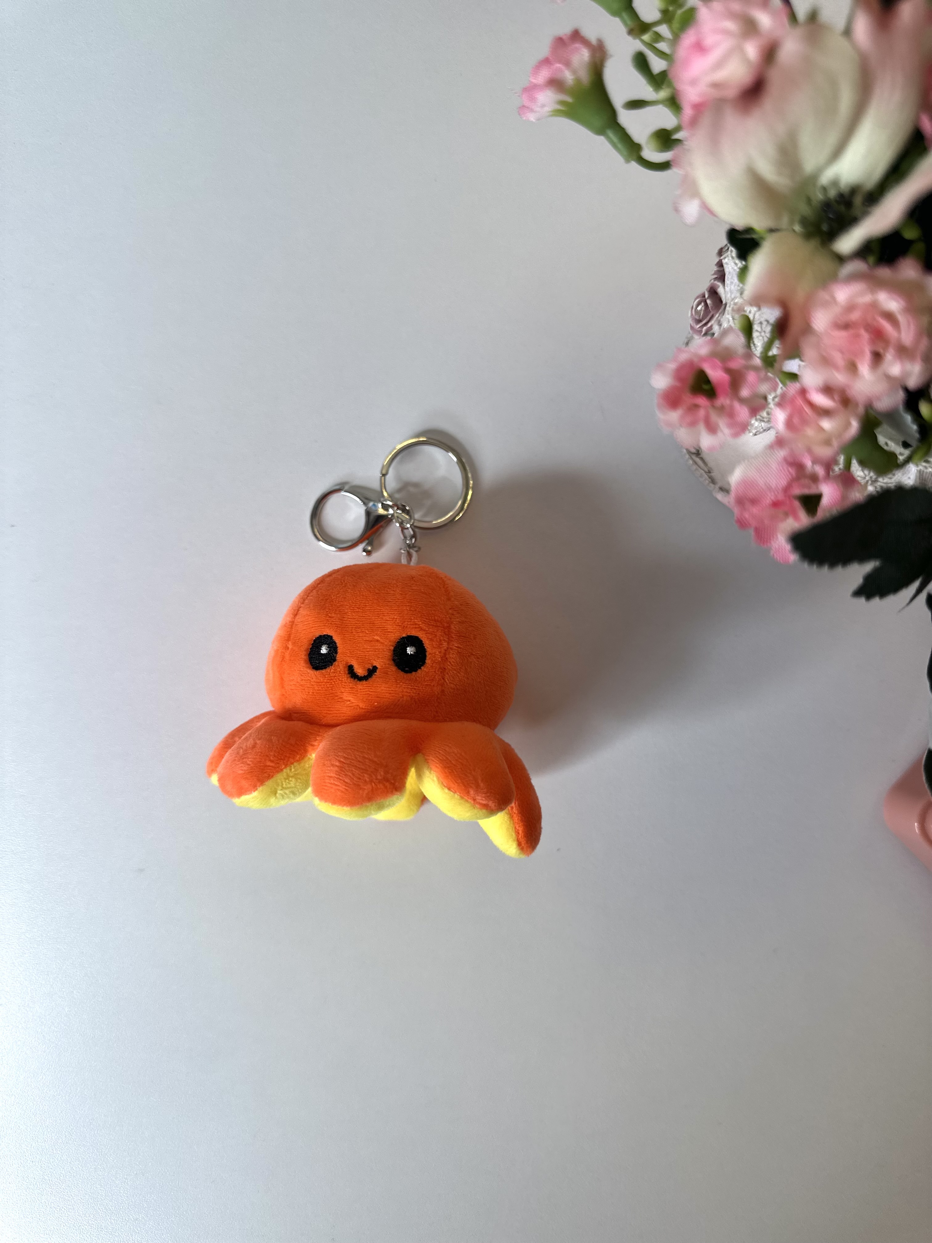 Plush Octopus Keychain P009