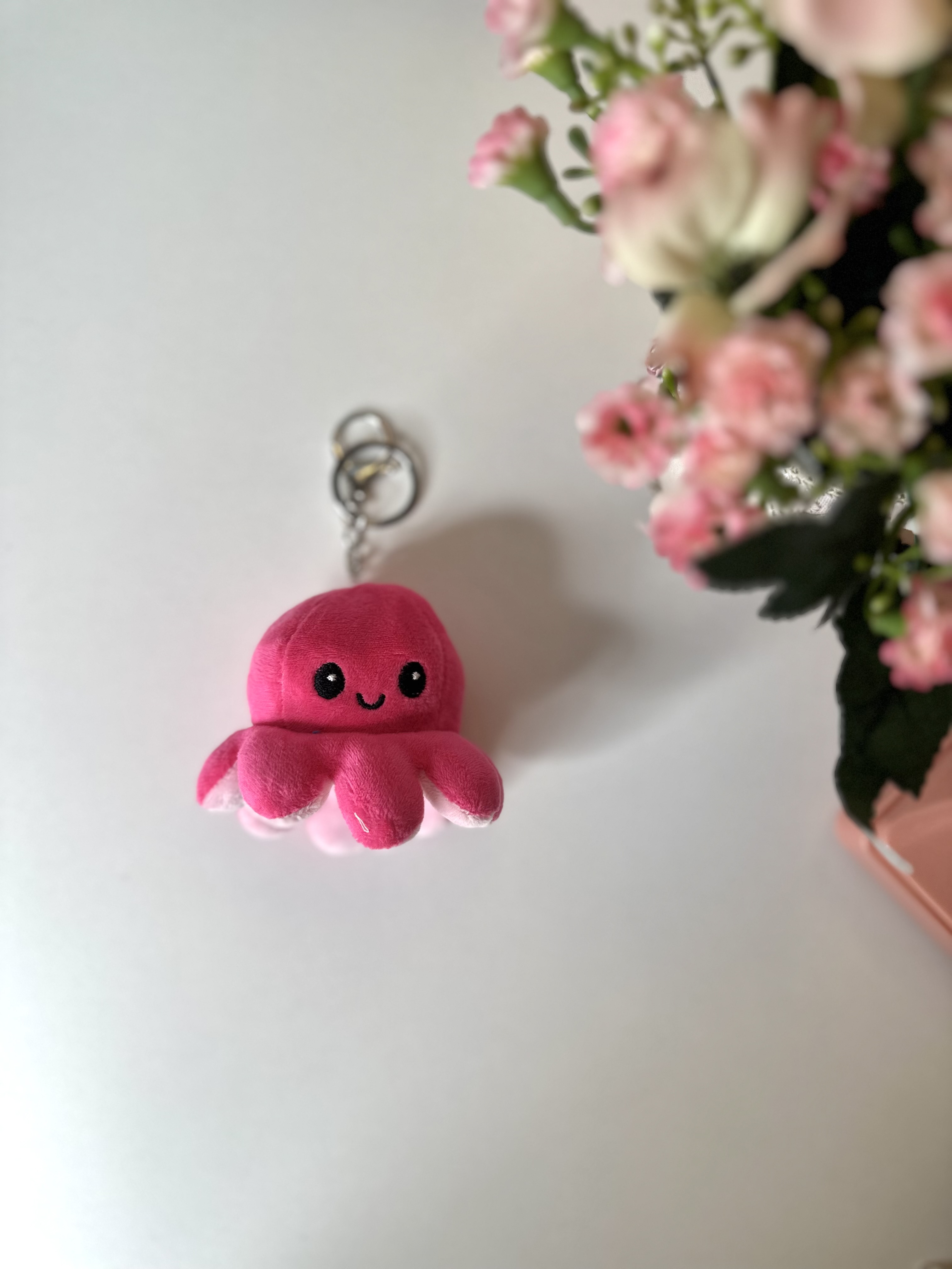 Plush Octopus Keychain P009