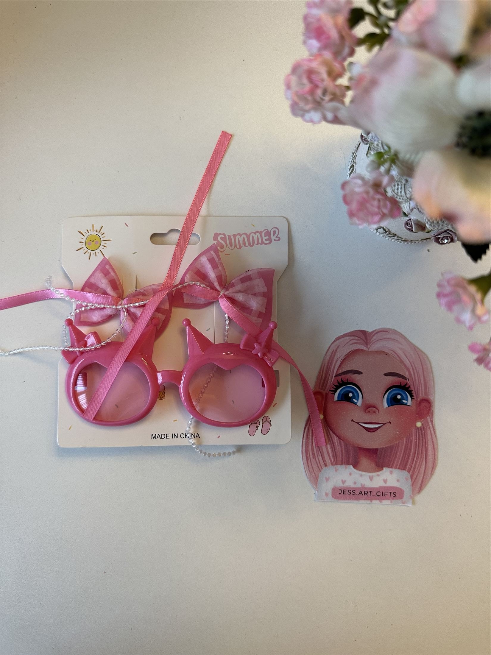 Sunglasses + Hair clips K1027 thumbnail